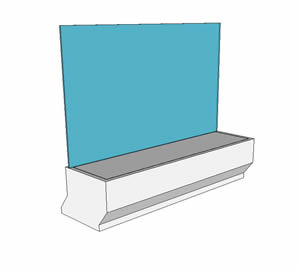 freestanding bench
